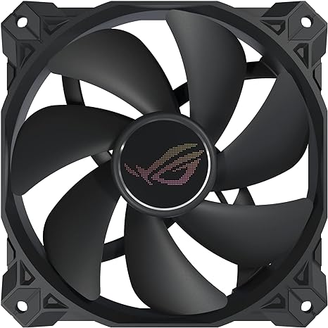 ASUS Ventilador PWM ROG Strix XF120 silencioso de 4 pines para fundas de PC, radiadores o refrigeración de CPU