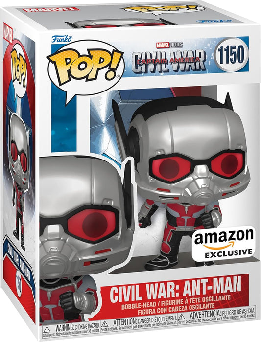 Funko Pop! Marvel: Capitán América: Civil War Construye una Escena - Ant-Man