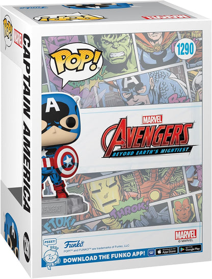 Funko Pop! & Pin: Los Vengadores: 60 Aniversario, Capitán América con Pin